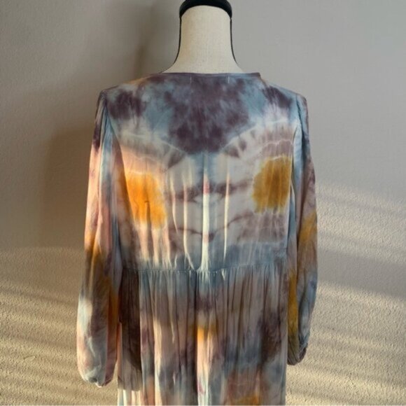 NWT Young Fabulous & Broke Dawn Tie Dye Maxi Dress - Picture 9 of 13